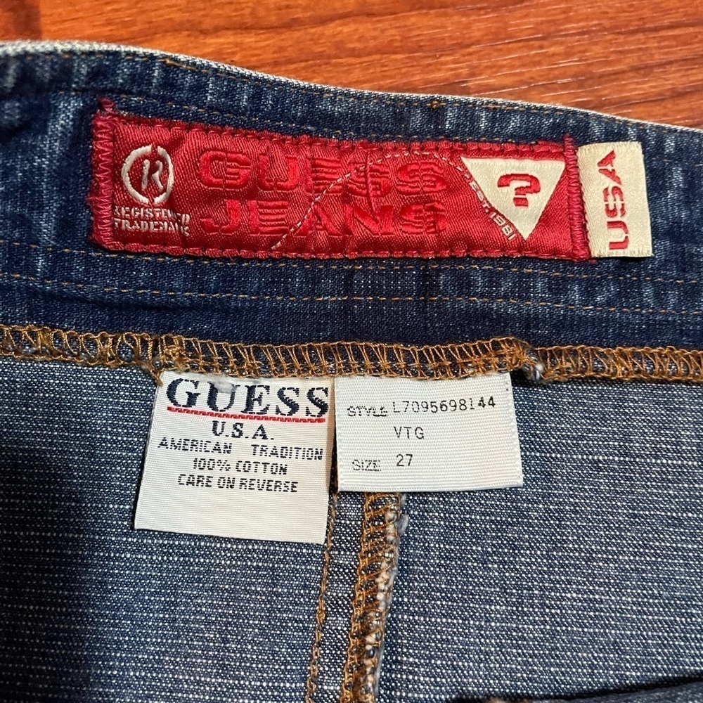 Guess Jean Denim Skirt Size 27 - Picture 5 of 7